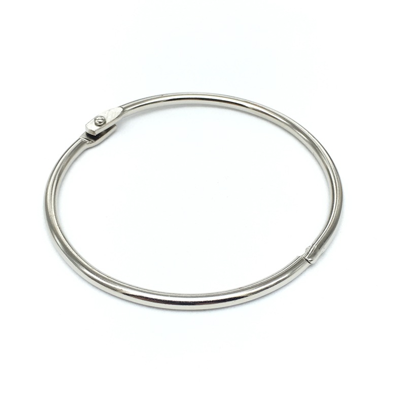 Manufacturer Wholesale Metal Book Ring Open Loose-Leaf Ring Loose-Leaf Ring Binding Iron Ring Card Movable Ring Colorful Open Ring