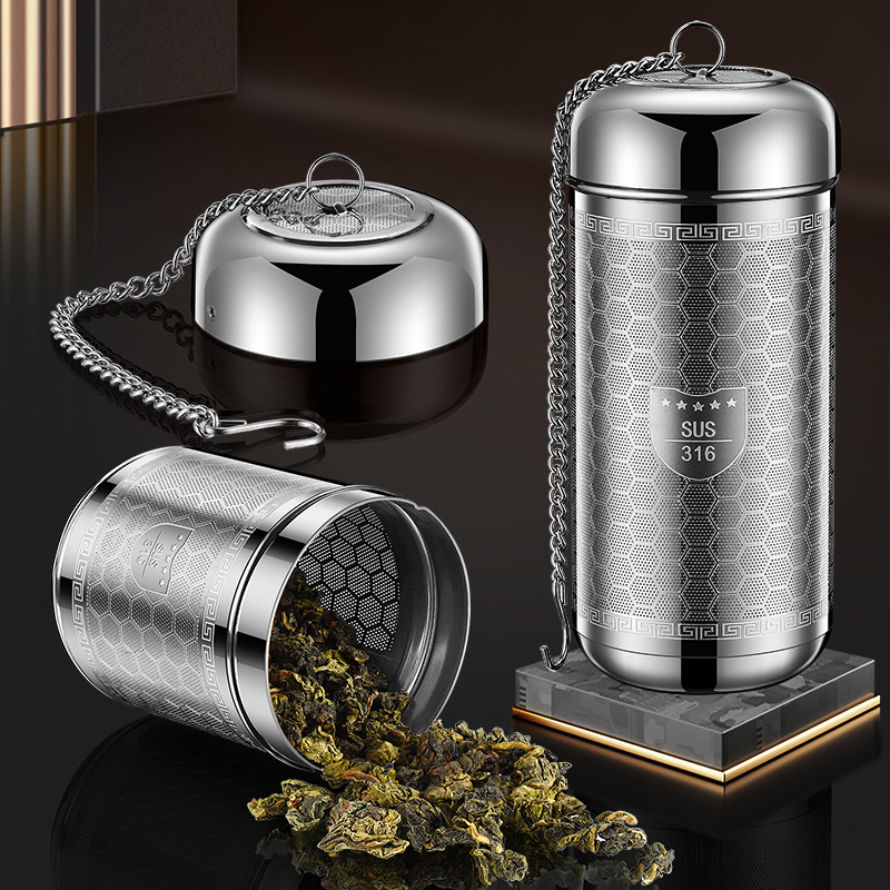 316 stainless steel tea leakage tea high density filter universal tea filter tea separation tea compartment artifact