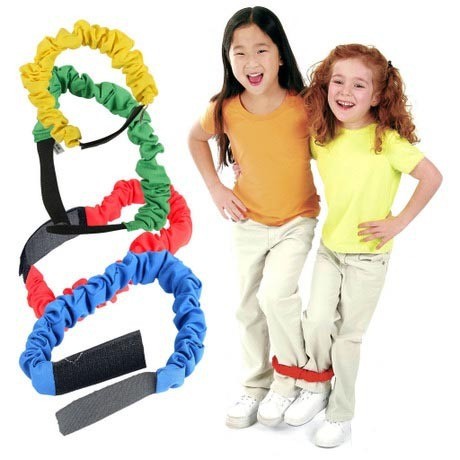 Спортивные леггинсы для двоих, родитель-ребенок, эластичные ремни на липучках