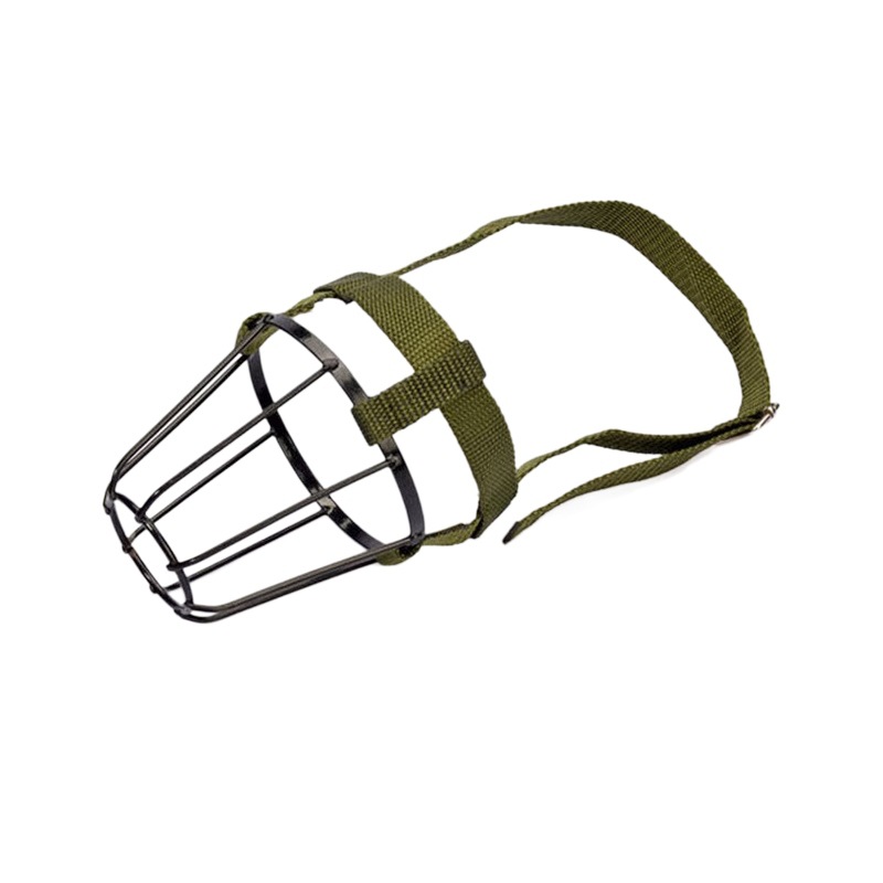 Metal Iron Dog Mouth Cover Mouth Cage Mask Large, Medium and Small Dog Anti-bite Dog Mouth Cover Can Drink Water Breathable