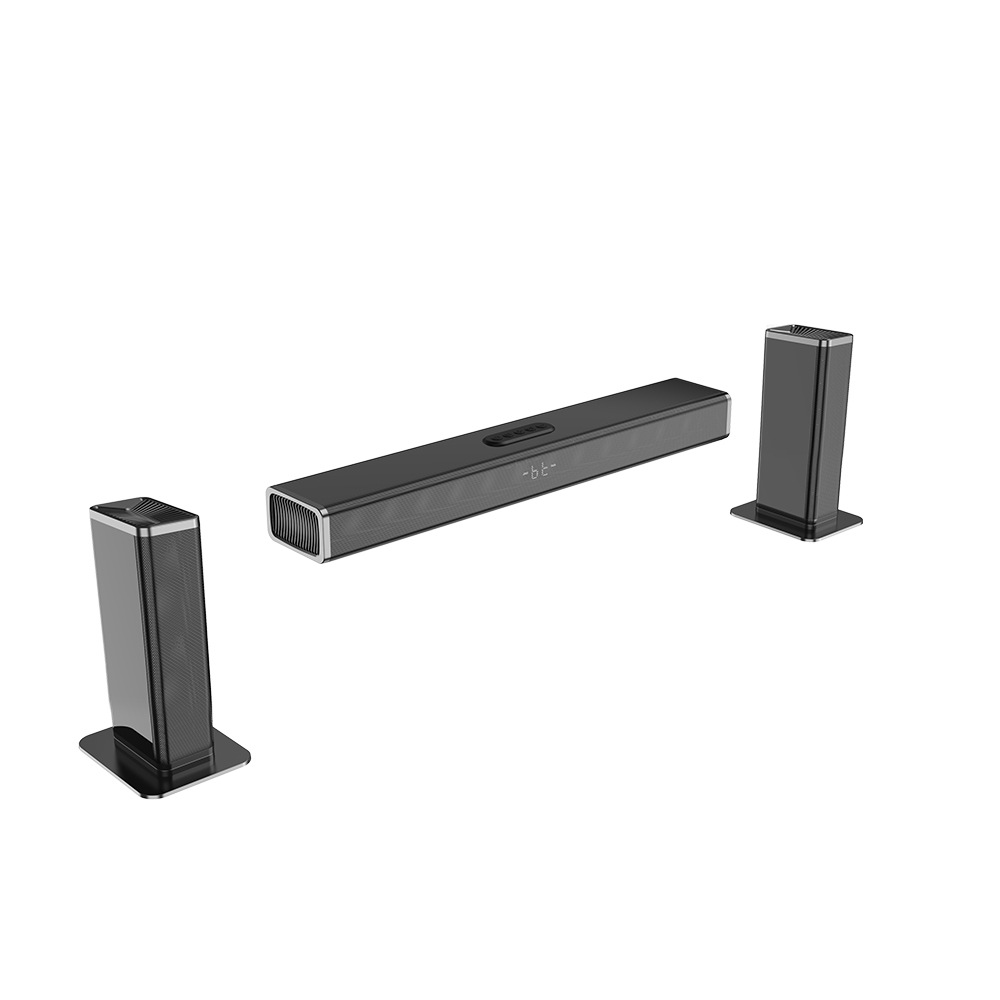 New Cross-border 2.1ch Split Echo Wall Built-in Subwoofer Projection Speaker Soundbar Audio Three-in-One