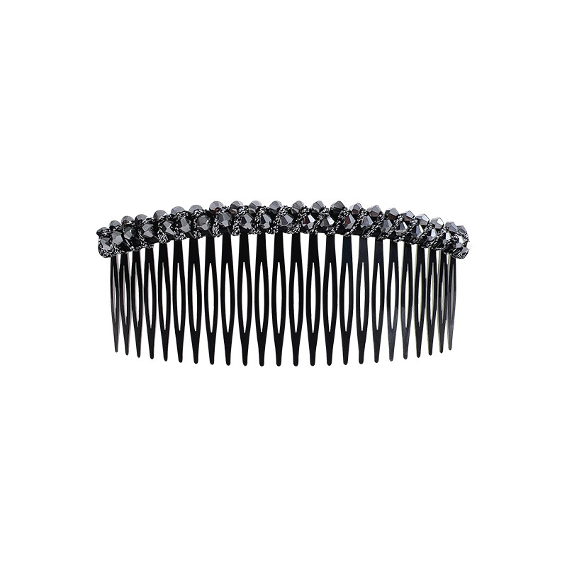 Crystal hair comb bangs comb inverted comb hairpin Korean hair accessories adult hair clip back head broken hair organizer wholesale