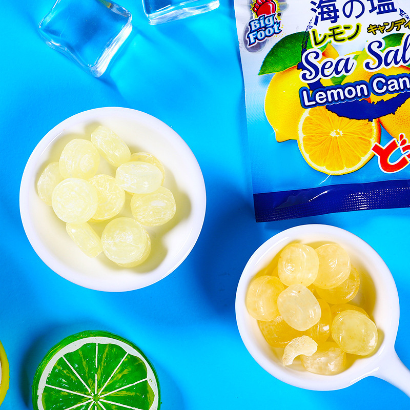 Malaysia Malaysian Bifu brand imported snacks sports sea salt salty bags Mint Lemon flavor candy wholesale