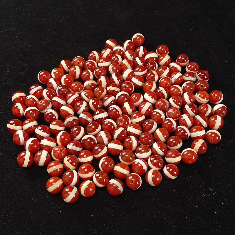 Гранат 5A красный агат первая линия фармацевта бусина Дзи браслет ожерелье свободные аксессуары разделительные бусины примерно 8*8мм популярный товар