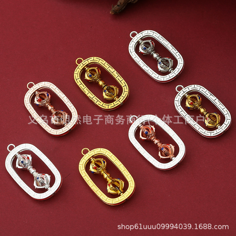 Новый квадратный пестик важра сплав Тибетские украшения брелок