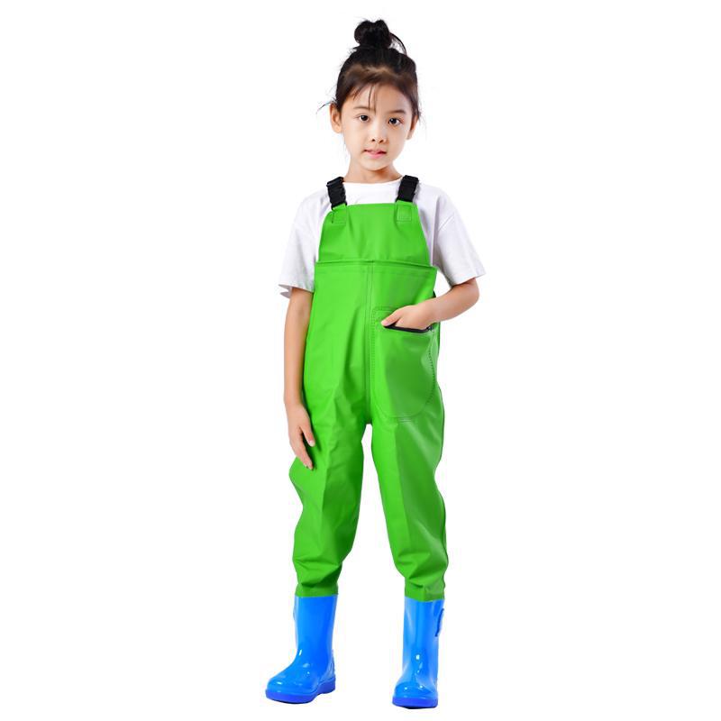 Children's Waterproof Rain Pants and Boots Set for Playing in the Water, Suitable for Kindergarten Activities