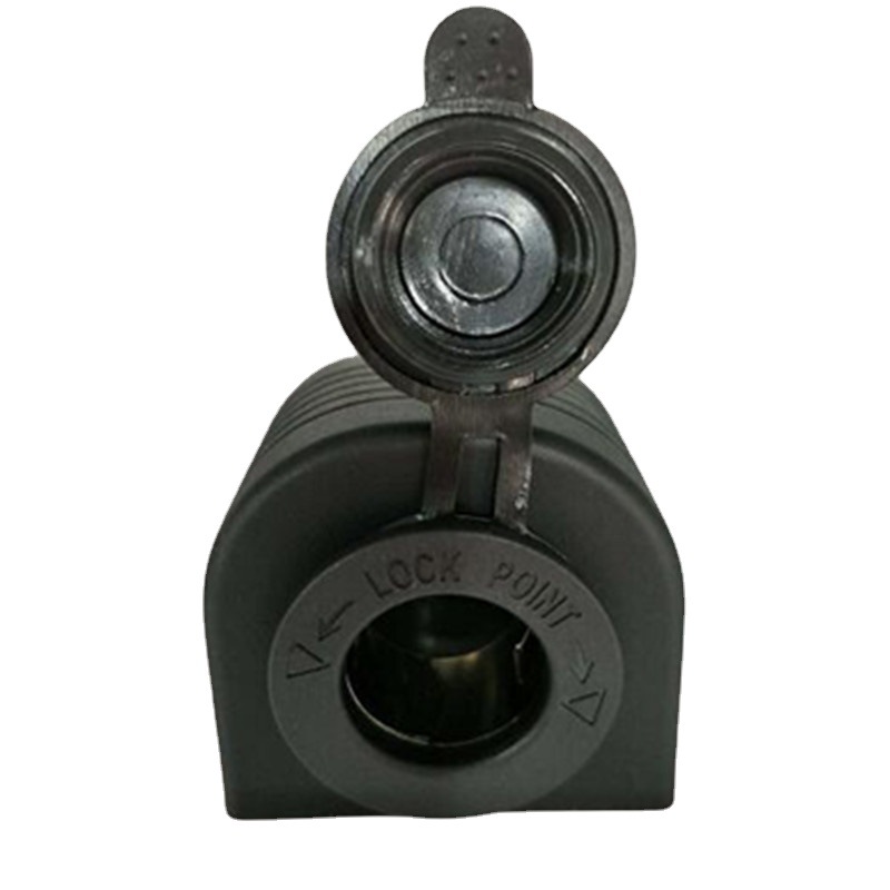 Car 12V-24V cigarette lighter socket motorcycle cigarette lighter female seat 12V car charger power socket