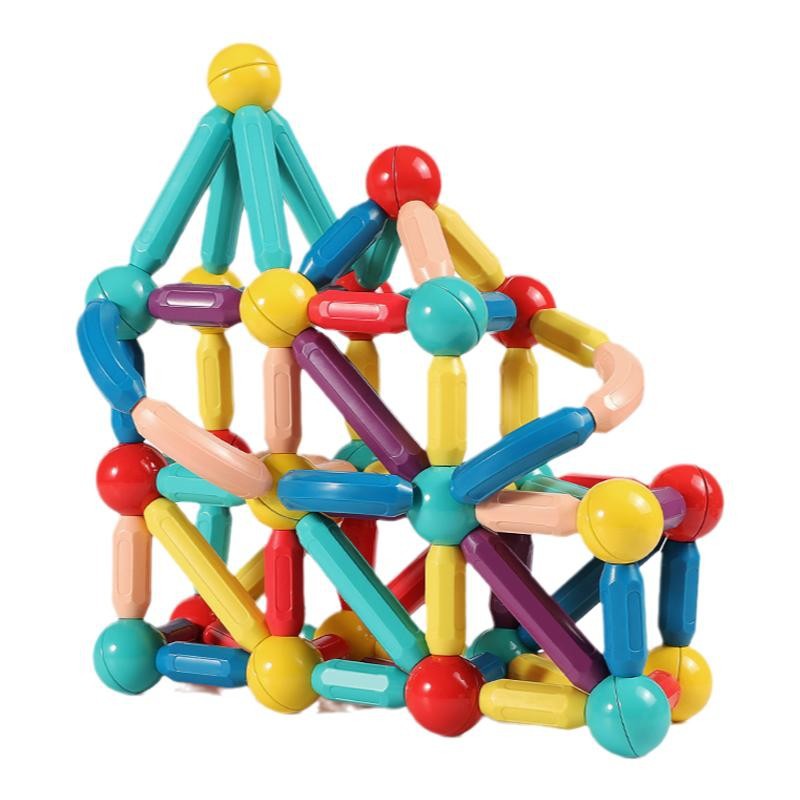 Variety magnetic stick piece toy children building blocks assembling educational Baby 6 early education magnet 3 years old boy 5 girl 4