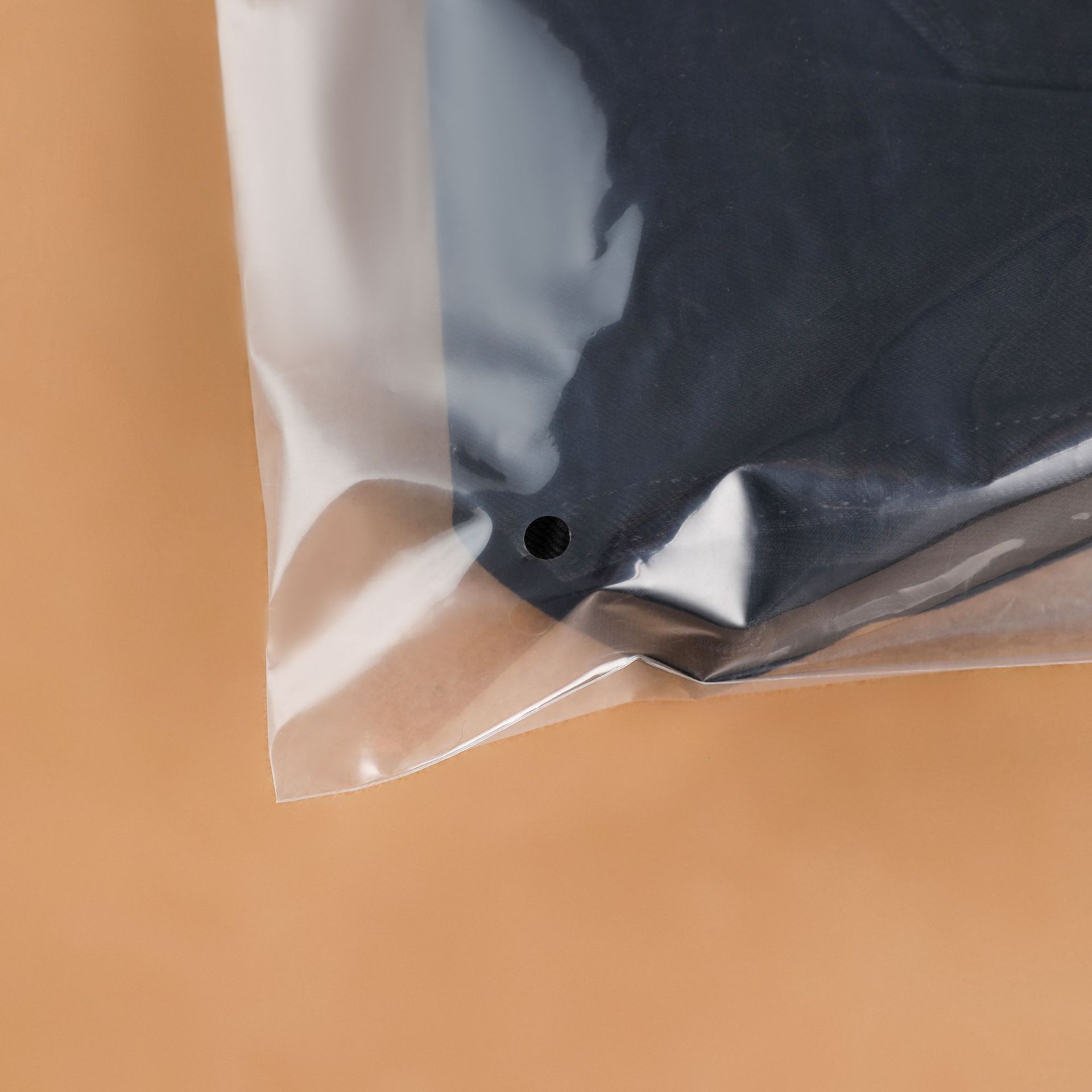 pe transparent frosted zipper bag clothing clothing packaging bag clothes zipper ziplock bag plastic packaging bag wholesale