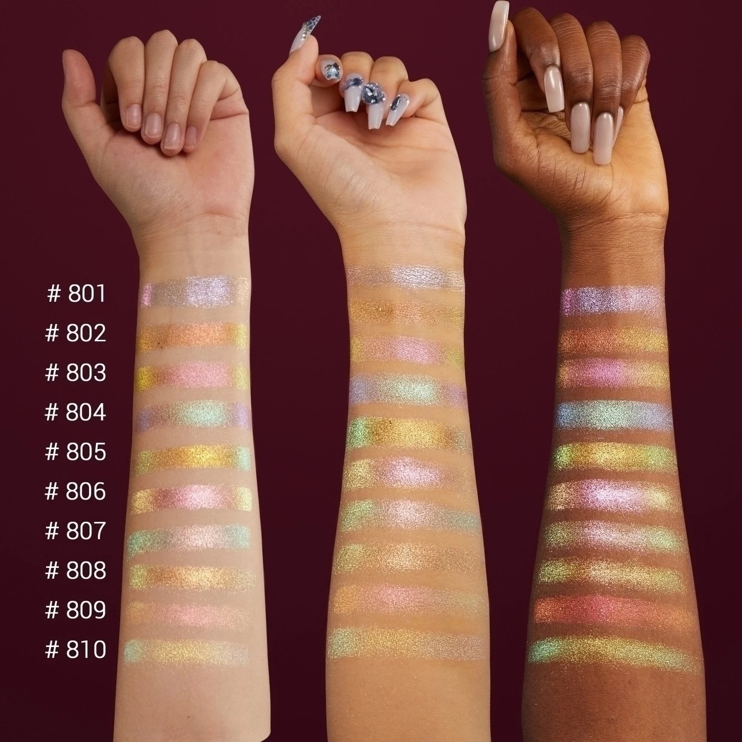 Guangzhou Cosmetics Factory Supports Oem Oem Processing Multi-Color Eye Shadow Box Wholesale Chameleon Eye Shadow Processing and Customization