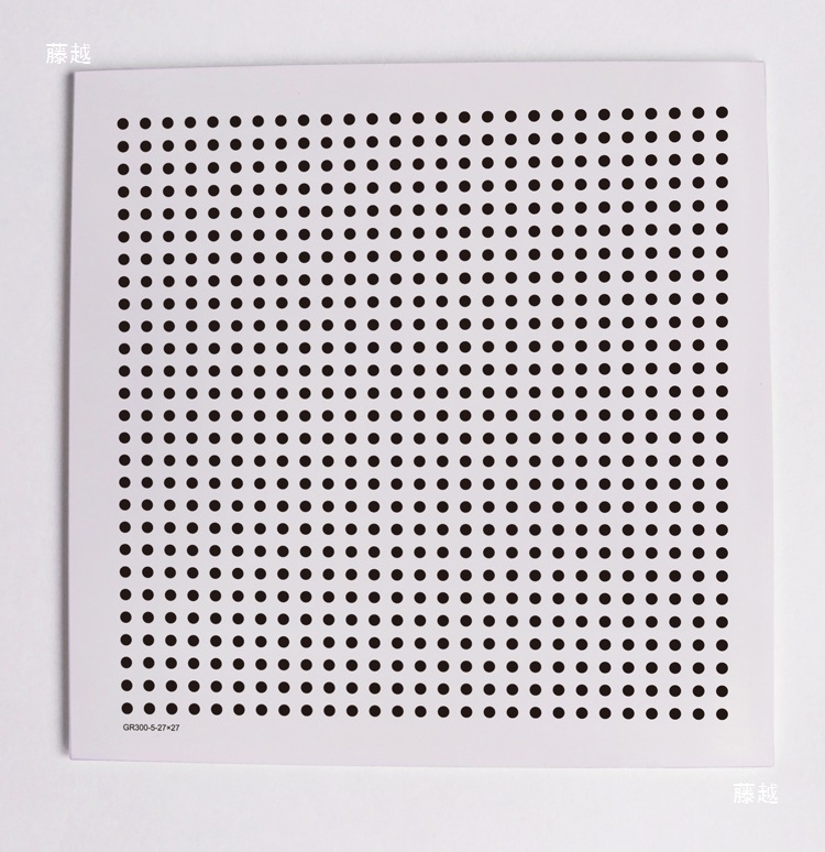Aluminum Optical Dot Calibration Plate Dot Correction Block Test Calibration Card Machine Vision Reticle