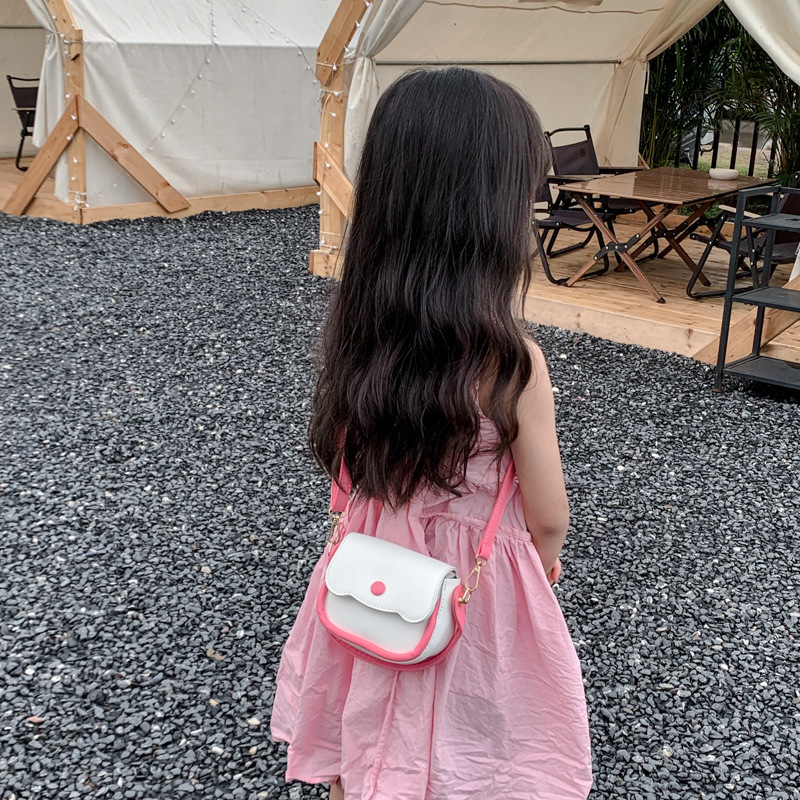 Korean Style Kidsren's Bag for Women 2025 New Fashion Girl's Handbag, Fashionable and Versatile Little Girl's Cross-Body Coin Purse