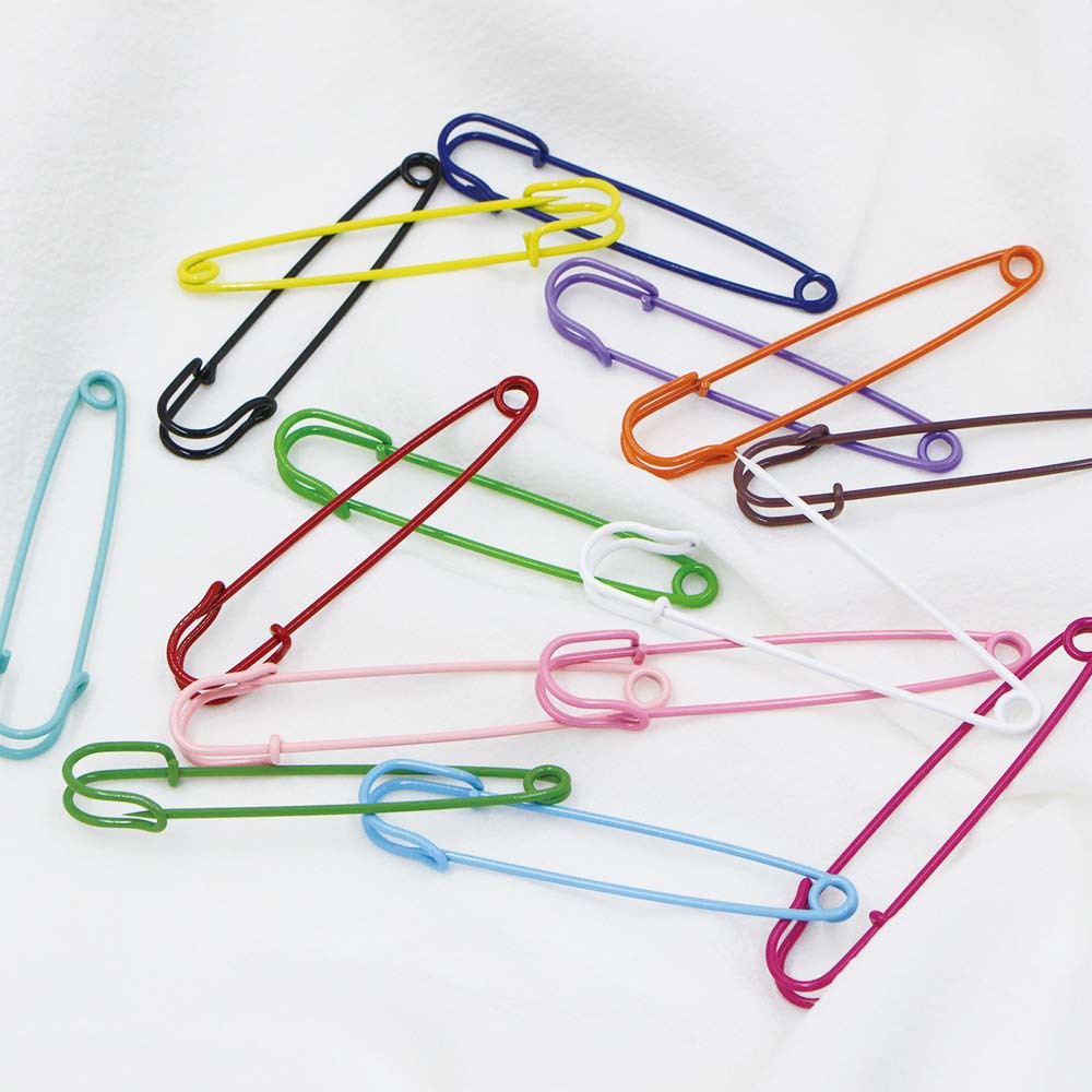 New Steel Wire Spray Paint 75mm Jewelry Pin Clothing Accessories Fixed Corsage Silk Scarf Bow Tie Fixed Pin Bulk