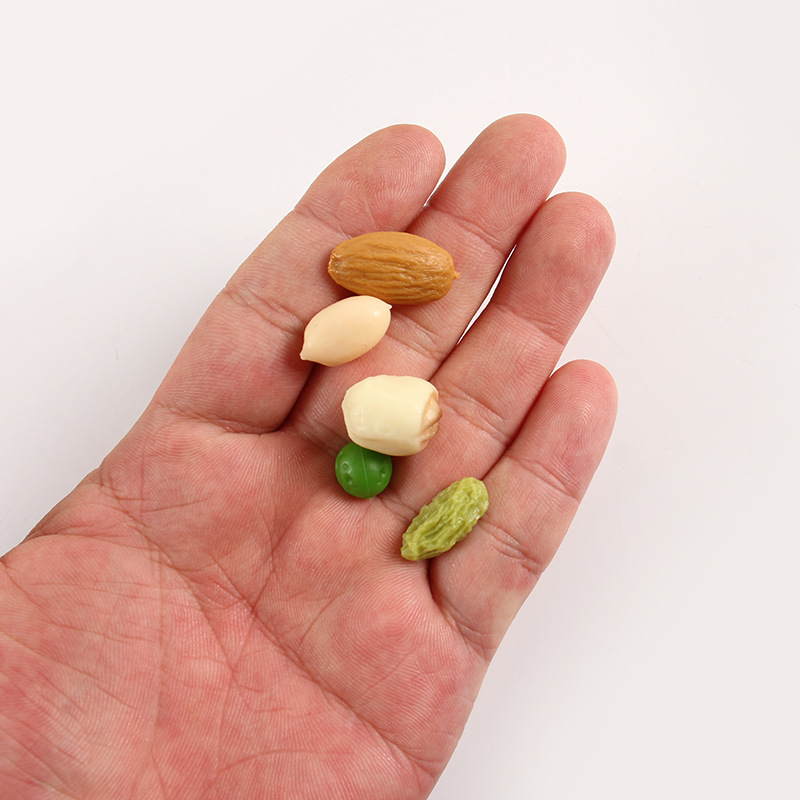 1:1 Simulated Grains 100g Packed Simulated Food Red Dates, Lotus Seeds, Corn, Rice, Peanuts and Soybean Models