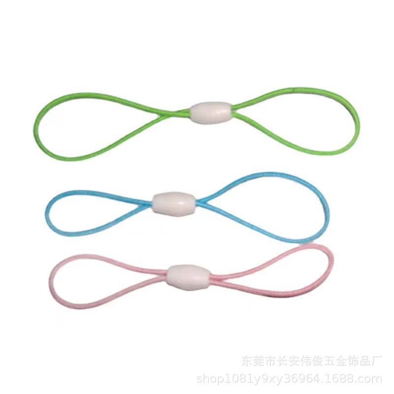 8-character elastic rope mobile phone hanging rope key rope with U disk DIY hanging rope access card finger short rope bus card hanging rope