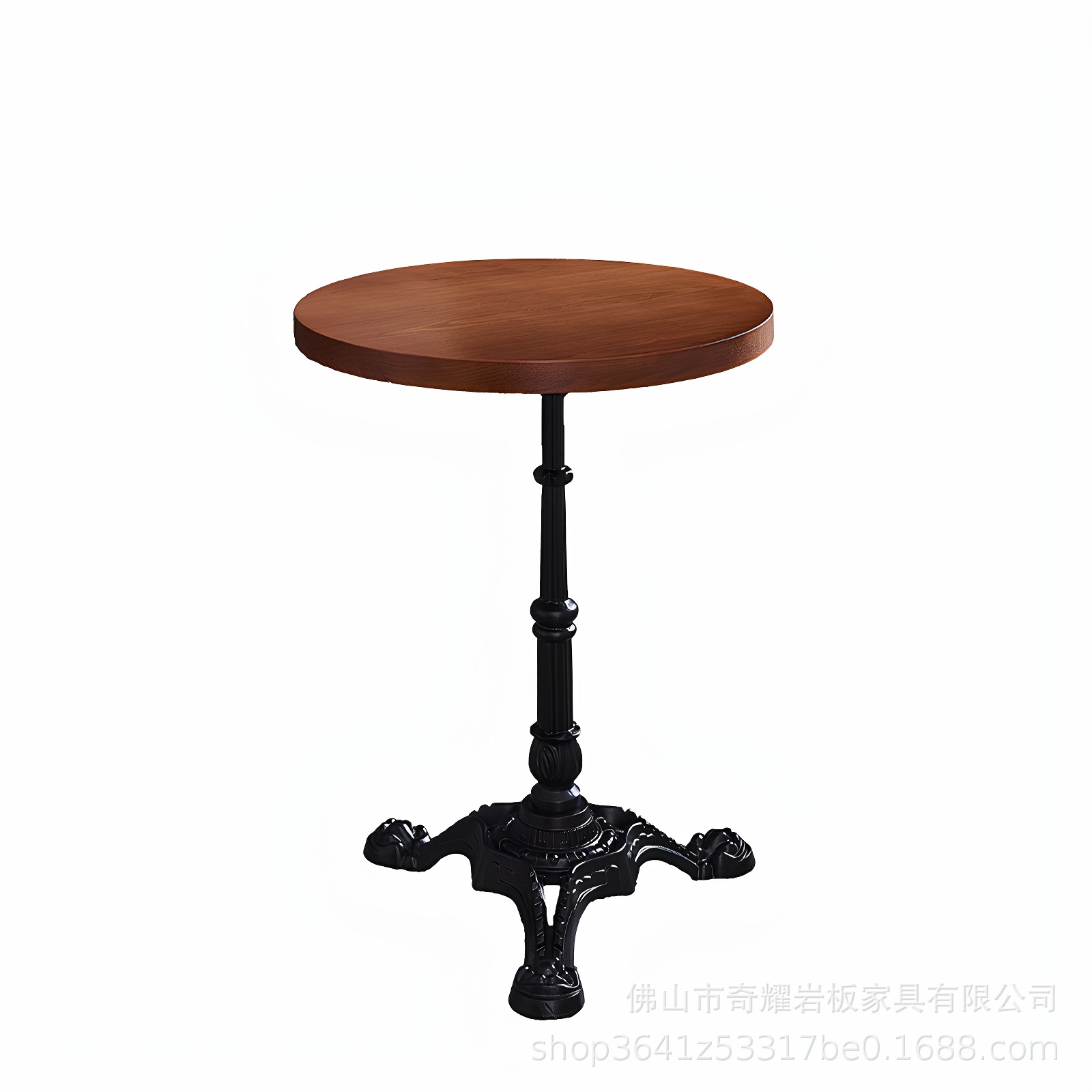 Solid Wood Restaurant Tables, Commercial Economical Snack Noodle Shop, Cafe, Milk Tea Shop, Small Round Square Table