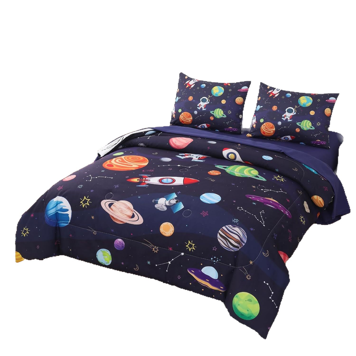 Customizable Cross-Border Youth Quilt Complete Set of School Bedding Quilt Pillowcase Bed Sheets Five-Piece Set