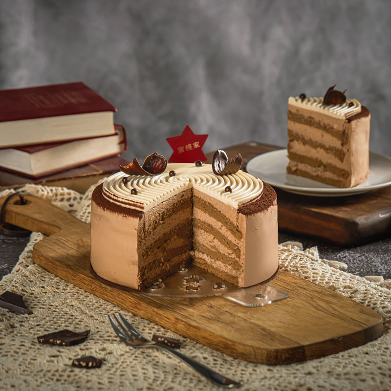 ¤ ℗ Momoko Tiramisu Cake Low Sugar Coffee Animal Cream Birthday Cake Intra-City Delivery