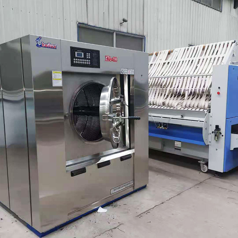 Fully Automatic Washer and Dryer, Large Industrial Washing Machine, Commercial Fully Automatic Washer and Dryer for Factory and Hotel Laundry Rooms