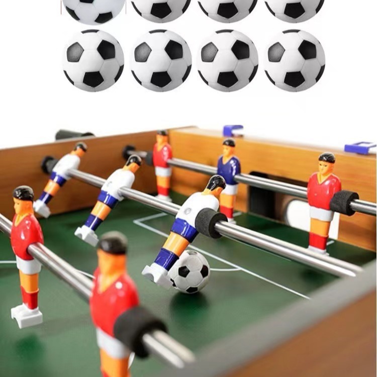 Table football machine black and white football 32MM resin table football accessories factory wholesale