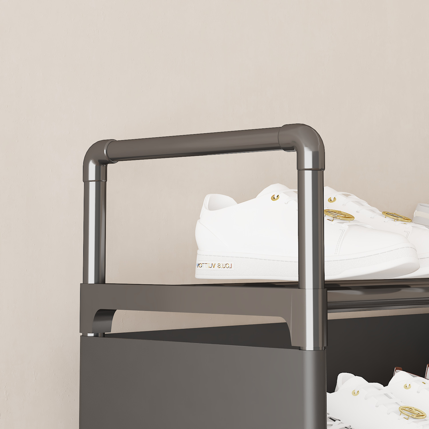 Cross-Border Dropshipping Armrests Simple Shoe Rack Shoe Cabinet Dormitory Home Door Shoe Rack Multi-Layer Assembly Storage Space Saving