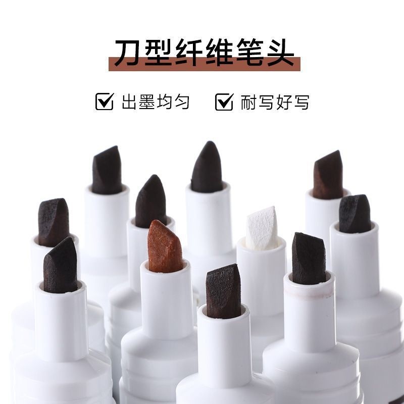 Wood Grain Touch-Up Pen for Solid Wood Furniture, Composite Wood Flooring, Scratches, Paint Peeling, Door and Window Nail Hole Repair Paint Pen