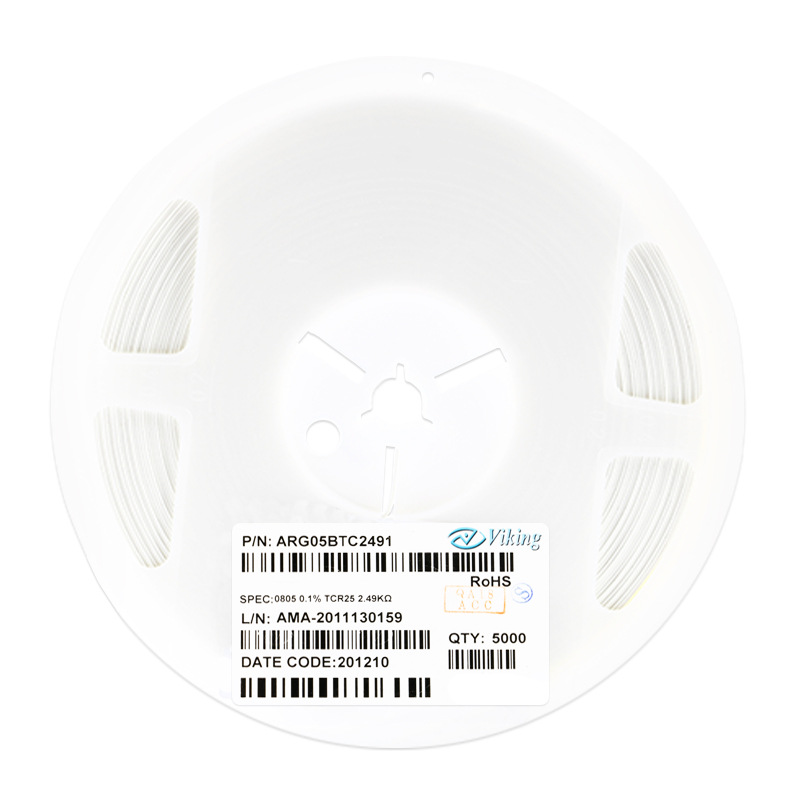 0805 Patch High Precision Low Temperature Drift Resistor 2.49Kω (2491) ±0.1% Arg05Btc2491