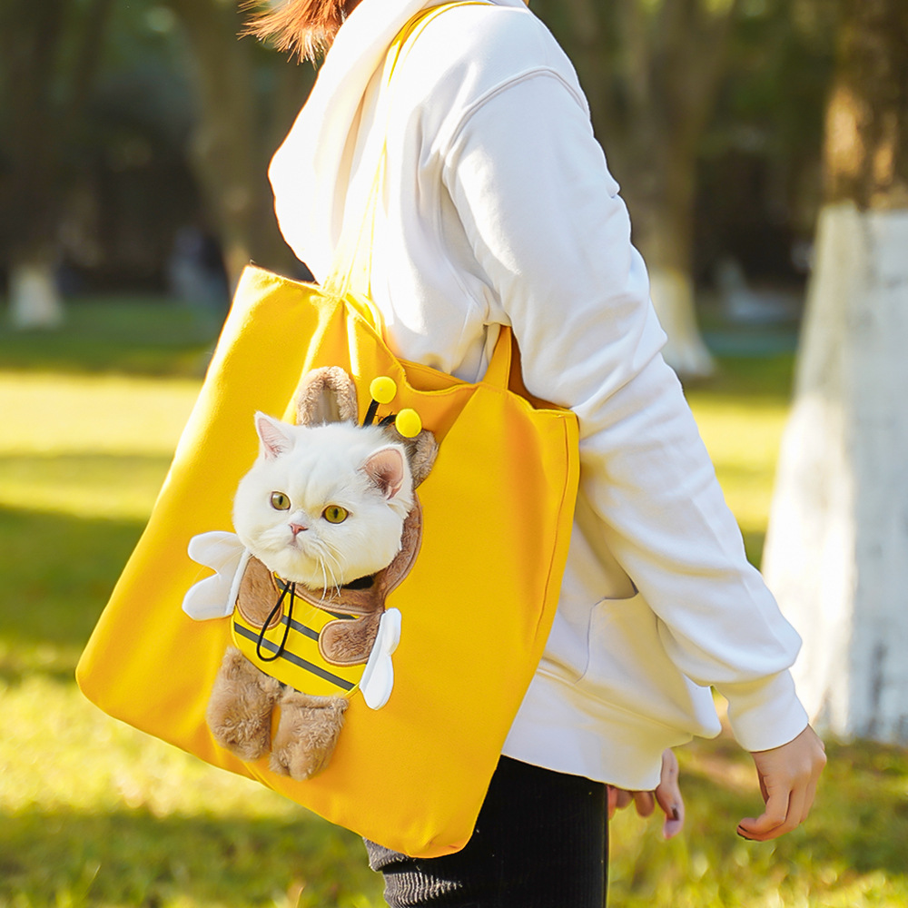 Pet Outgoing Bag Wholesale Cat Bag Crossbody Portable Cat Bag Small Dog Outcrop Dog Shoulder Bag Dog Supplies