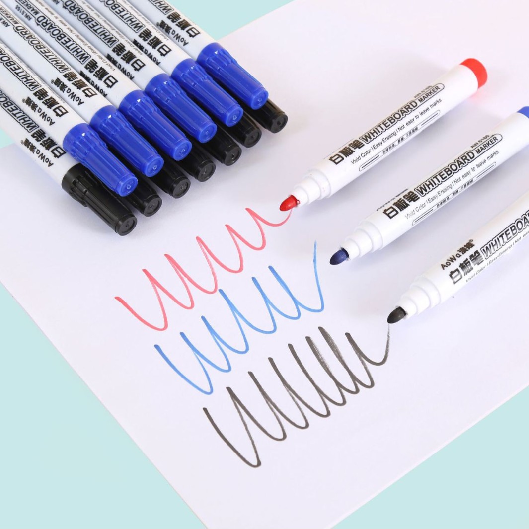 6168 маркер для белой доски Aowa, стираемый и заправляемый, цветной, экологически чистый маркер для детей