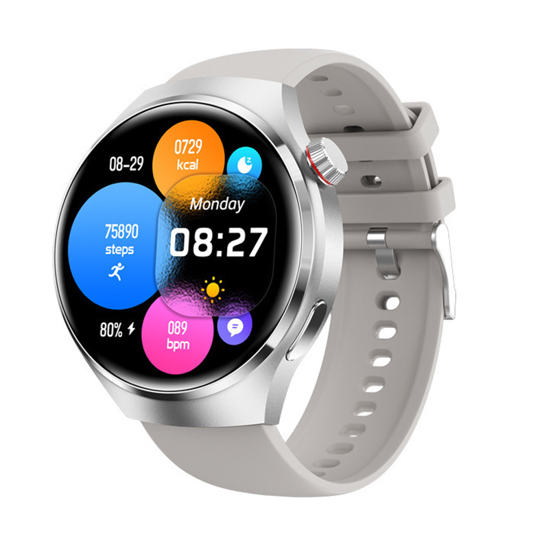 Watch4 New Gt4 Smart Digital Watch Waterproof Zinc Alloy Round Dial Healthy High Resolution Factory