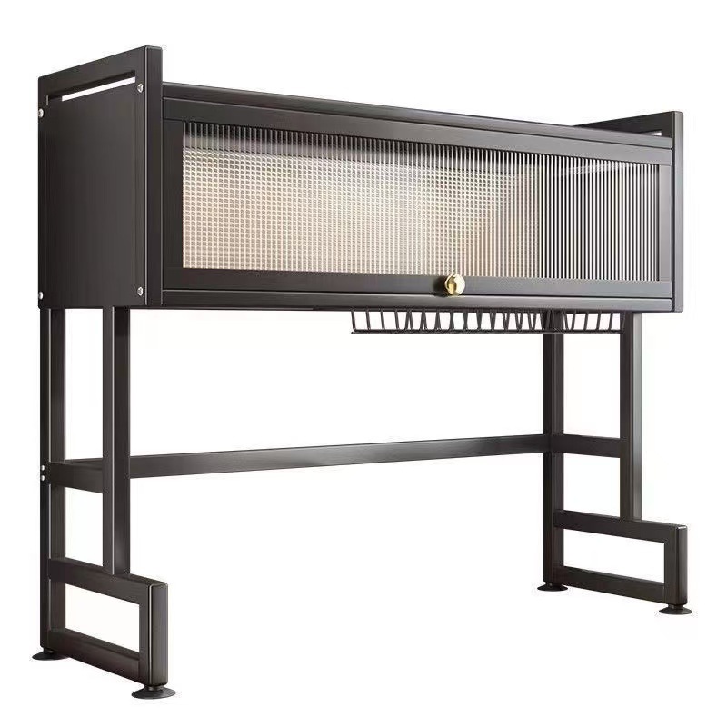 Kitchen Sink Rack Countertop Dust-proof Drying Rack for Dish and Dishes Multifunctional Sink Simple Cupboard Storage Artifact