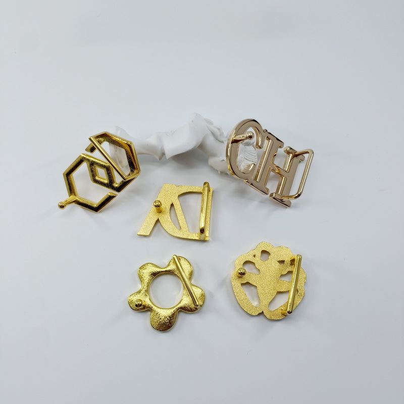 Dh Inner Diameter 2.5 Fashionable and Casual Women's Belt Buckle Belt Hardware Letter Buckle Cross-Border E-Commerce Purchase