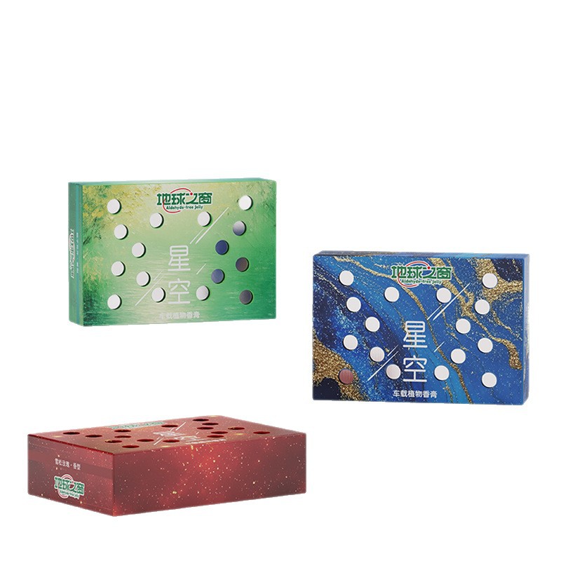 Tiktok Trending Starry Sky Aromatherapy Car Balm Creative Solid Perfume for Car Odor Removal and Deodorization