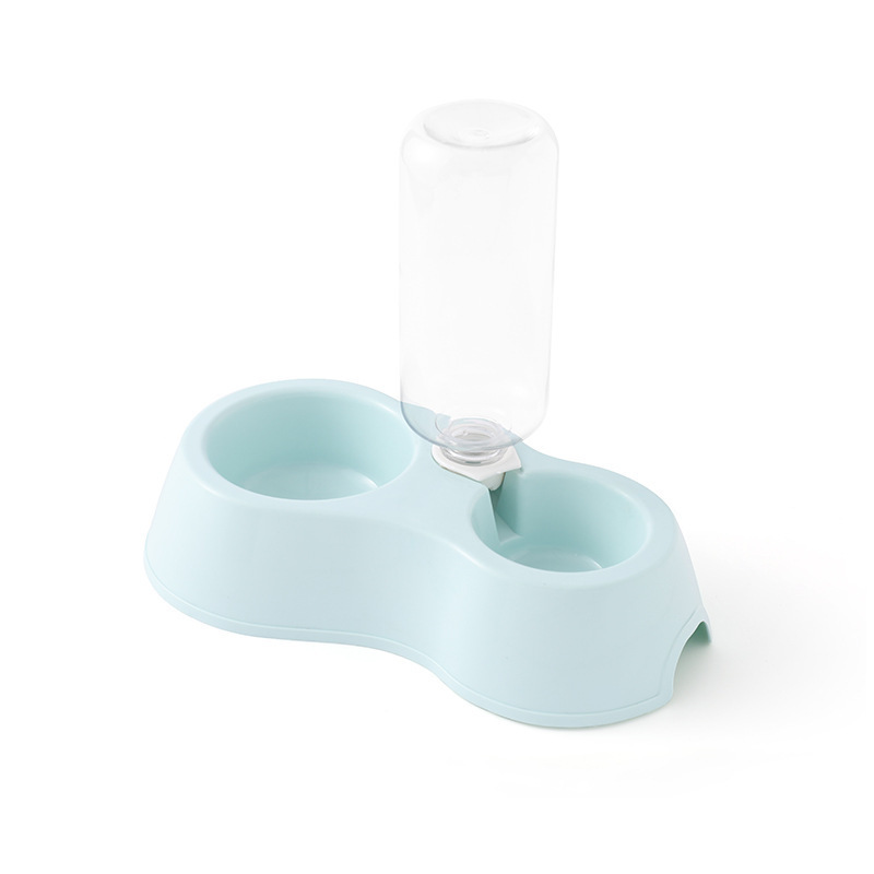 Anti-Slip, Anti-Rollover Macaron-Colored Automatic Water Storage Drinking and Eating Bowl for Cats and Dogs, Pet Bowl, Cat Food Feeder, Ins Style