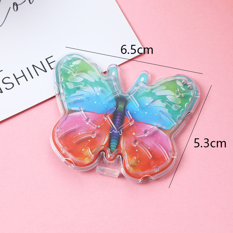 New cartoon butterfly puzzle bead maze toy handheld balance ball Track maze children's toy reward