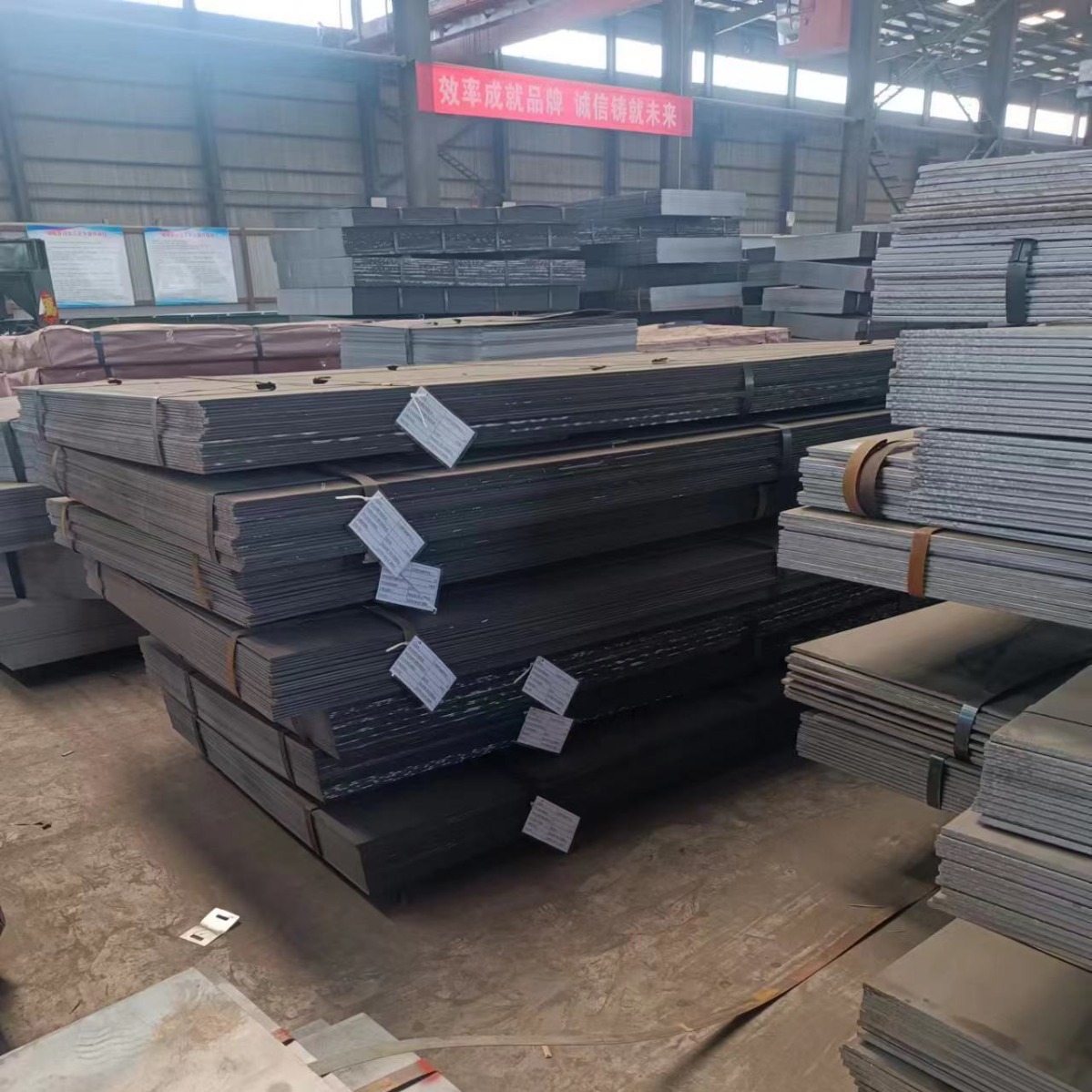 Экспорт стальной плиты SPA-H, обработка плоской стали Q235NH, специальный материал для ландшафта в наличии