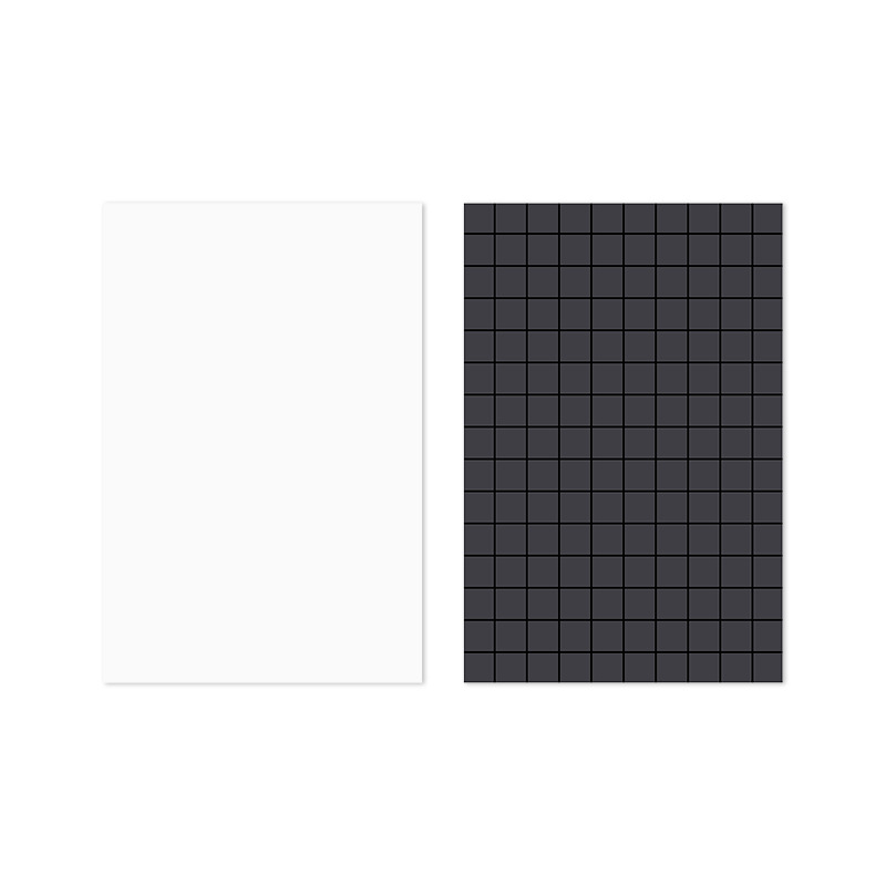 Square Adhesive Rubber Soft Magnetic Patch with Strong Adhesive Soft Magnet Creative DIY Refrigerator Magnet Single-Sided Soft Magnetic Patch