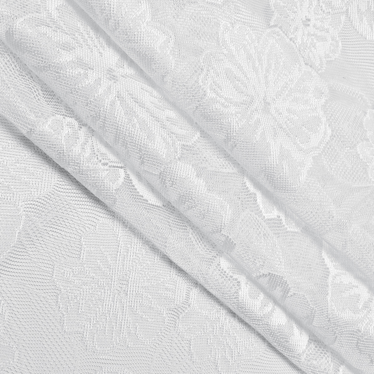 Fabric Manufacturer Blackout Export Warp-Knitted Lace Camellia Curtains 150cm 140Gsm Full Gold Edge Full Blackout