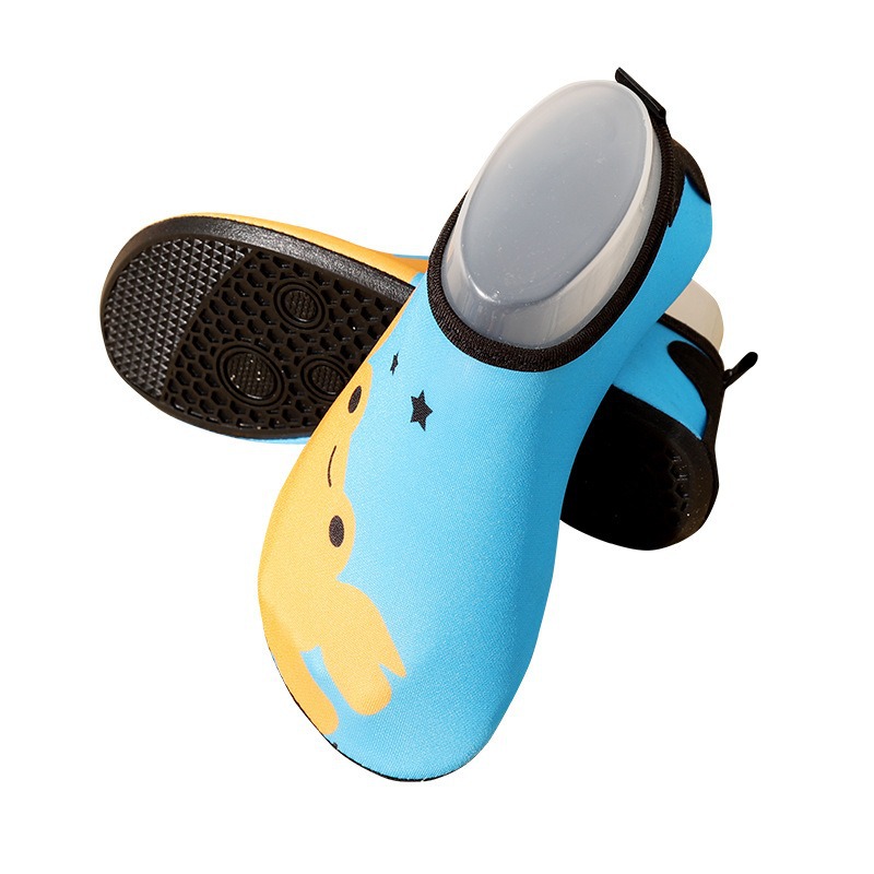 Cross-Border Children's Beach Shoes Non-Slip Soft Bottom Printed Outdoor Wading and River Tracing Shoes Indoor Sports Floor Socks Fitness Shoes