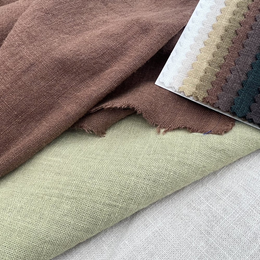 New Plain Tencel Ramie Bamboo Hemp Spring and Summer Ancient Chinese Dress Dress Shirt Tea Casual Wear Fabric