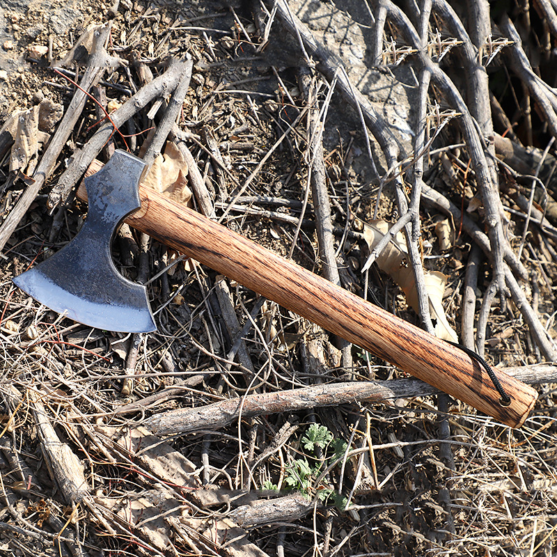 Iron Buddy Outdoor Camping Axe Multifunctional Axe Firewood Chopping Tactical Axe Camping Survival Mountain Cutting Wood Axe