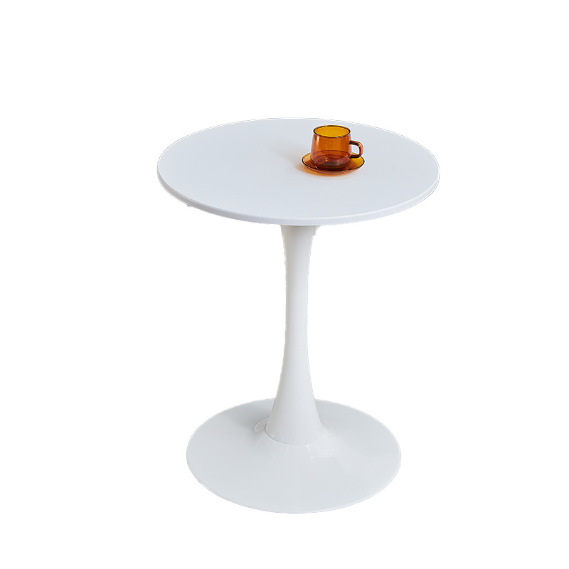 Ins-Style Minimalist Casual Small Round Table Office Reception Meeting Table Light Luxury Slate Round Square Table