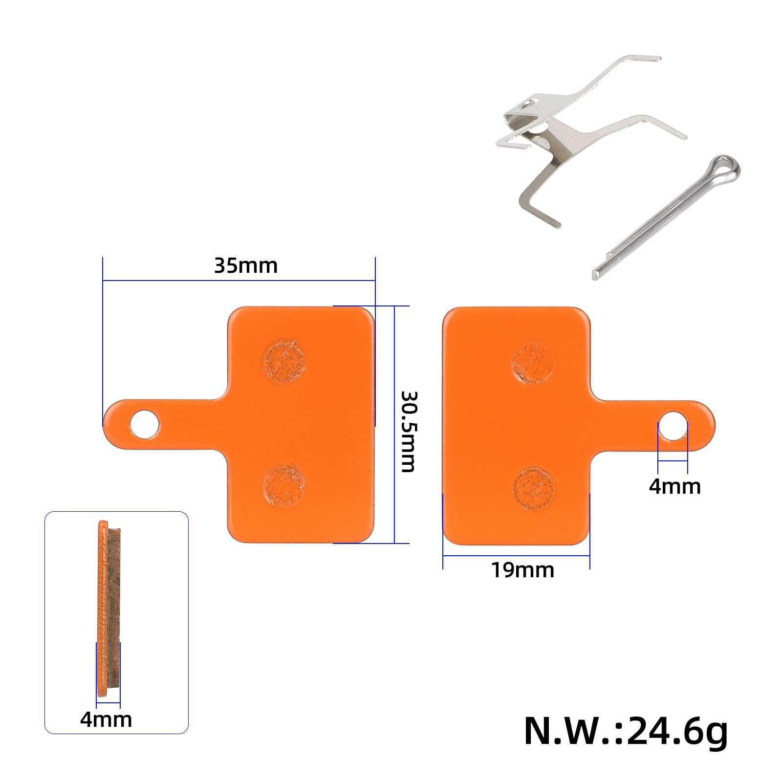 Deore M515 Tektro Auriga/Aquila/Hdc300/Promax Brake Pads