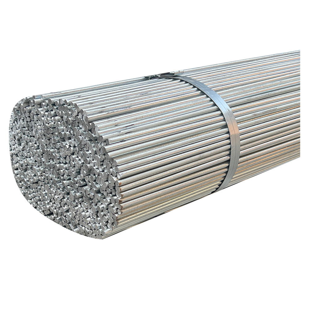 Hot-Dip Galvanized Round Steel Construction Engineering Galvanized Round Rod Lightning Protection Grounding Lightning Rod Anti-Rust Round Steel Solid Iron Rod Wholesale