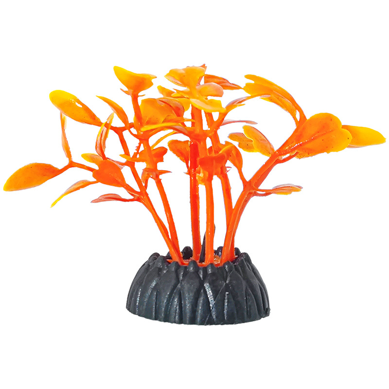 Simulated Aquatic Plant Landscaping Ornaments 4cm Plastic Grass Climbing Pet Landscaping Ornaments Fish Tank Decoration Pvc Aquatic Plant Fish Tank Ornaments