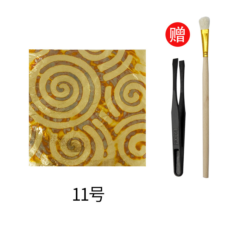 Gold Foil Paper Painting, Burnt Foil, Broken Gold Foil, Silver Foil Painting, Buddha Statue, Rock Painting, Art Tools, Nail Salon Crafts