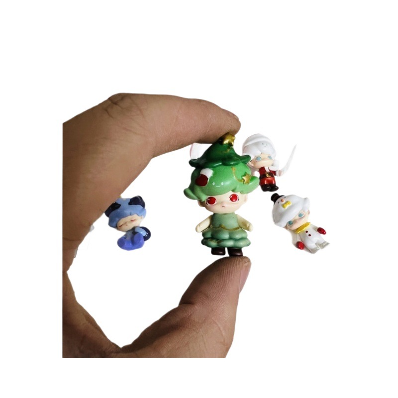 Moe Grain Series DIMOOdimoo Christmas Moe Grain Change Baby Hand-made Blind Box Cute Gift Ornaments diy