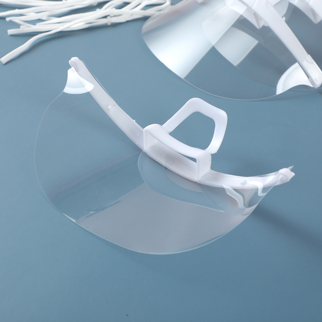 Saliva isolation protective mask transparent food mask dustproof pc disposable kitchen catering mask in stock manufacturer