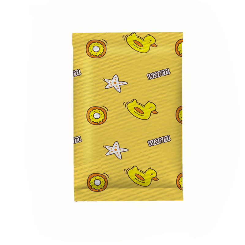 Yellow Duck Self-heating Hand Warmer Bag Holding Hand Warmer Eggs Heating Bag Students Carry-on Disposable Winter Baby Warmer