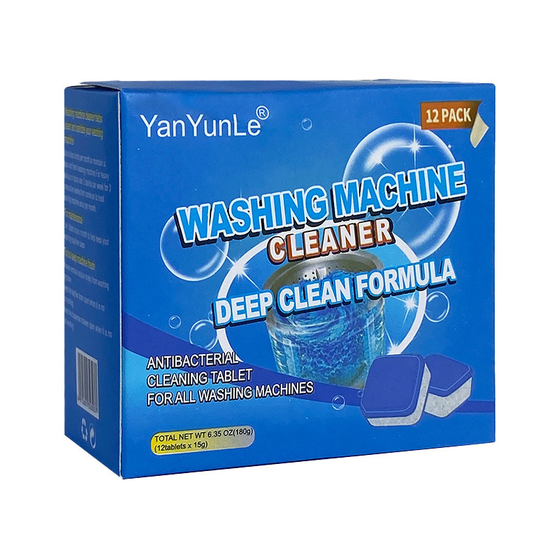 Washing Machine Tank Cleaning Agent, Stain Removal Artifact, Household Drum, Powerful Descaling Effervescent Tablets Wholesale